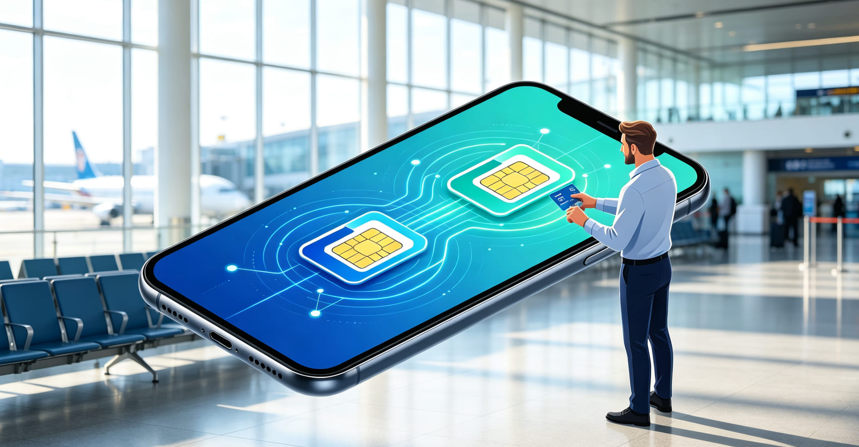Großbritannien-Reise: eSIM vs. physische SIM
